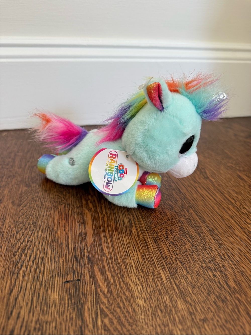 Zuru Coco Surprise Cone VIVI Unicorn 
Rainbow Plush Toy